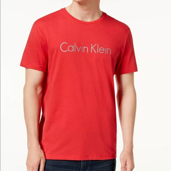 Calvin Klein Mens T-Shirt Grey Color - Picture 3 of 4